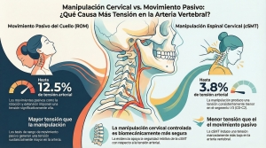 Comparación de manipulación cervical y rango de movimiento pasivo.