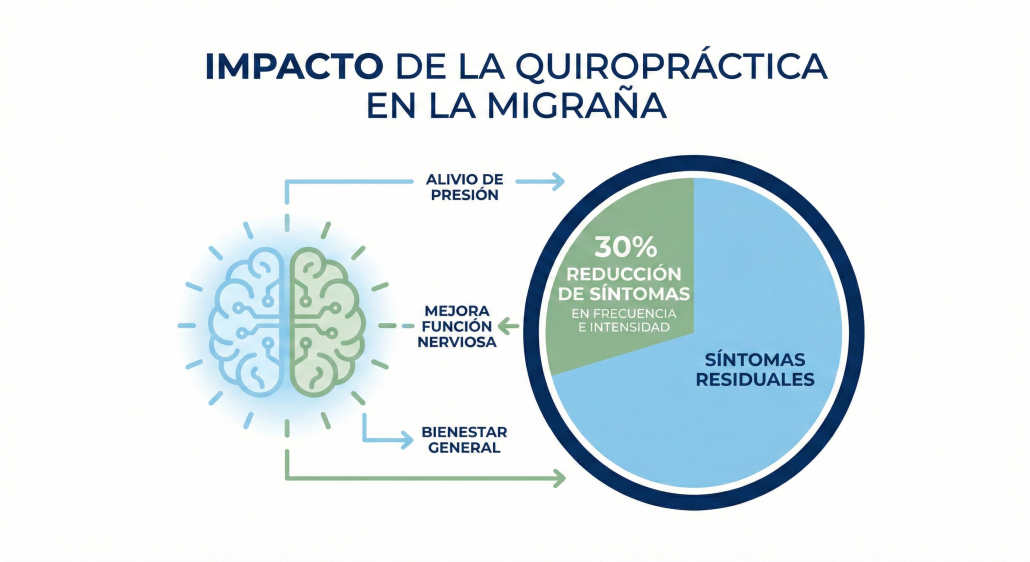 infographic: migraña y la quiropráctica